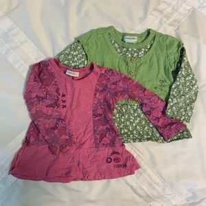 Bundle of 2 long sleeve shirts